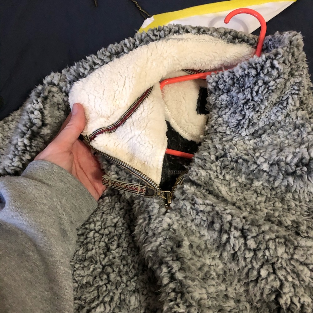 sherpa pullover